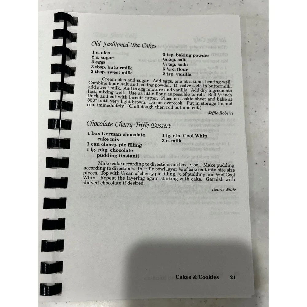 Harmon-Sparks 60th Family Reunion Cookbook 1939-1999 Midland Texas Vintage